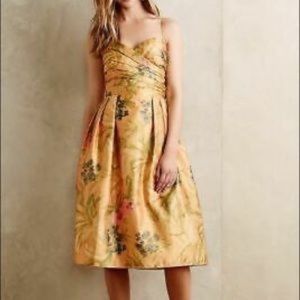 Anthropologie James Coviello Botanica Floral Dress Size 2